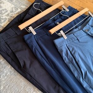 Men's Lululemon Commission Pant Black Navy and Blue all size 31